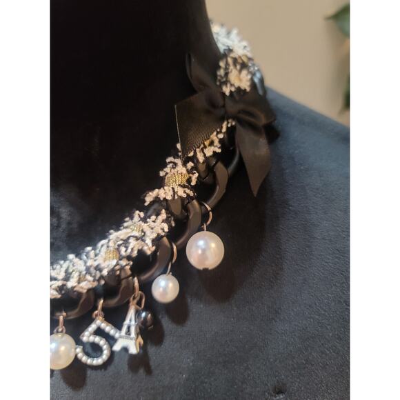 Women's Statement Pearl Charm Necklace With Lobster Clasp Fashion Jewelry - Picture 4 of 7